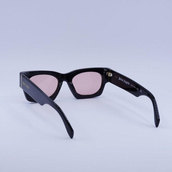 Palm Angels PERI089 BODIE 1021 Sunglasses Black Square Frame, Cameo Lenses - Picture 4 of 8